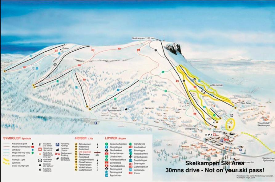 Hafjell Alpinlandsby Apt 88 Exteriör bild